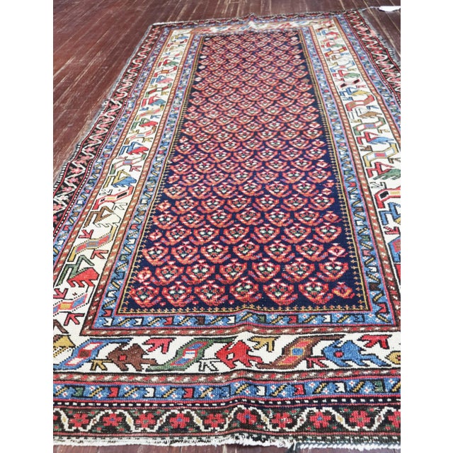 Antique Caucasian Rug For Sale - Image 9 of 11