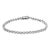 Delicate and timeless, this diamond bracelet is crafted in cool sterling silver and features 1/2ct TDW of glittering round...