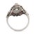 1920s Art Deco Style 1.75 Carat Diamond Ruby Platinum Ring, Size 7.75 For Sale In Los Angeles - Image 6 of 6