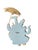 1980s Kurt Adler Noah's Ark Animals Umbrella Lion Giraffe Elephant Ornament For Sale - Image 4 of 5
