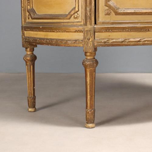 Neoclassical Style Showcase Cabinet For Sale - Image 7 of 9