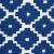 Abstract Sample - Schumacher Ziggurat Fabric in Blue For Sale - Image 3 of 4