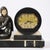 Art Deco Emoy Mantelpiece Clock With Seated Flapper in the Manner of Chiparus For Sale - Image 4 of 17