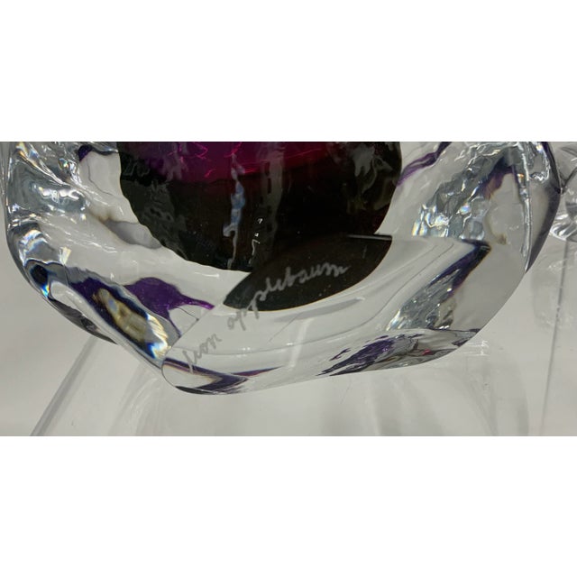 Vintage Leon Applebaum Art Glass Parfumé Bottle For Sale - Image 9 of 13
