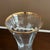 Mikasa 1980s Mikasa Jamestown Gold Trim Crystal Flower Vase For Sale - Image 4 of 6