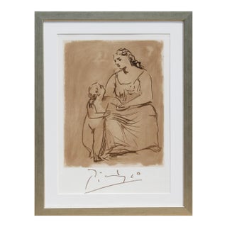 1980s "Maternité" Lithograph After Pablo Picasso For Sale