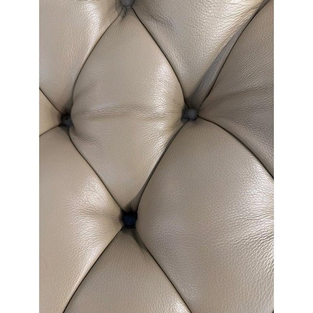 Luxury Highland House Tufted Chair and Ottoman by Barclay Butera For Sale - Image 13 of 18