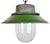 Industrial Green Enamel and Cast Iron Pendant Light, 1960s For Sale - Image 16 of 16
