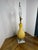 1950s 1950s Italian Galliano Ferro Murano Amber Bullicante Lamp Marble Base For Sale - Image 5 of 7