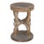 Antique Oxidized Wood Spider Stool For Sale
