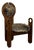 Sculptural Pine Lounge Chair by Szedleczky, Hungary, 1970s For Sale