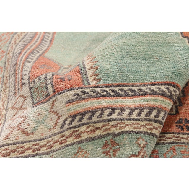 Vintage Turkish Oushak Rug, 04'07 X 08'06 For Sale In Dallas - Image 6 of 10
