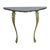 French Marble Console Table with Ornate Brass Legs, 1950s For Sale - Image 6 of 17