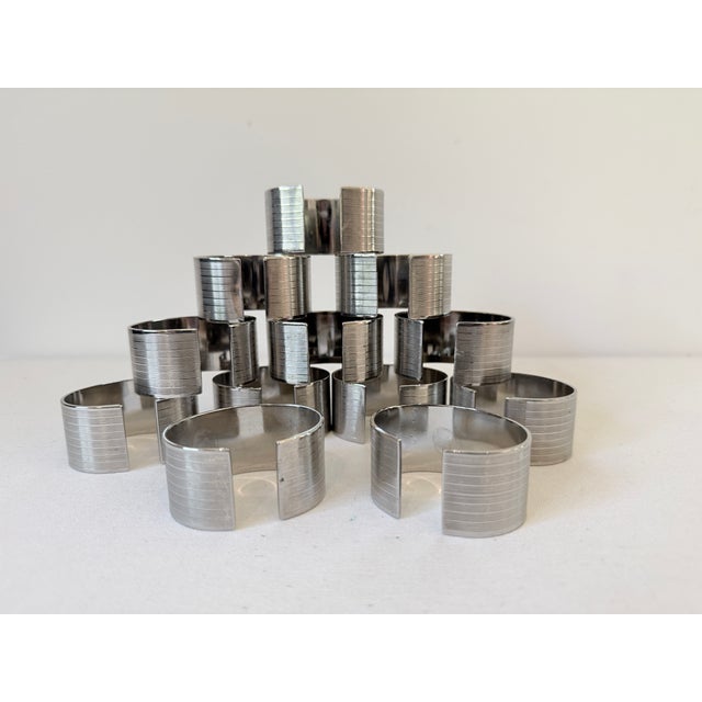American Vintage Polo Ralph Lauren Silverplated Napkin Rings, Set of 12 For Sale - Image 3 of 13