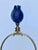 Mid 20th Century Vintage Blue and White Chinoiserie Pomegranate Lamp For Sale - Image 5 of 12