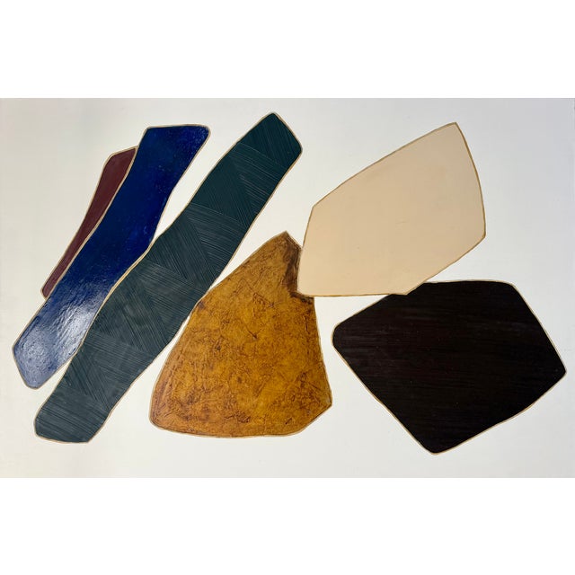 Black KARDESCH, Equilibre Bleu 2534, Oil For Sale - Image 8 of 8