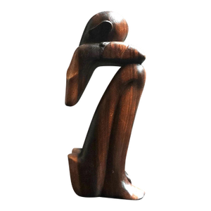 Mid 20th Century African Thinker Sculpture
