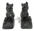 Antique Hand Carved Hard Stone - Marble Figuraive Dog Bookends - a Pair For Sale In Boston - Image 6 of 13