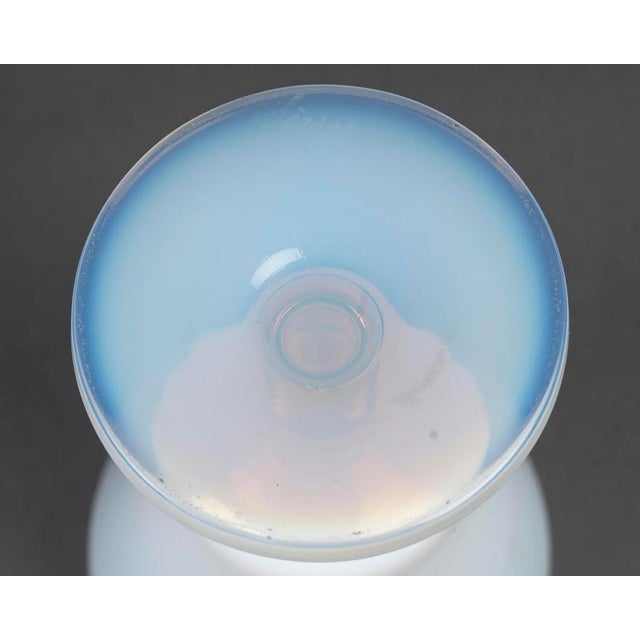 Glass Napoleon III Opaline Glass Chalice, 19th Century For Sale - Image 7 of 8
