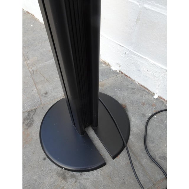 Vintage Italian Black Metal Floor Lamp by Lami Progretti, 1980 For Sale - Image 11 of 18