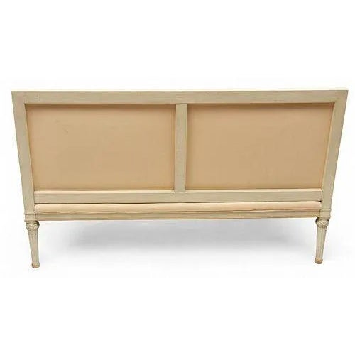 Vintage 1960s Custom French Louis XVI - Style Settee For Sale - Image 4 of 7