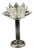 Crystal Lotus Flower Candlestick, 1976 For Sale