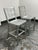 Industrial Emeco Style Industrial Modern Aluminum Ladder Back Counter Stools, Pair For Sale - Image 3 of 12