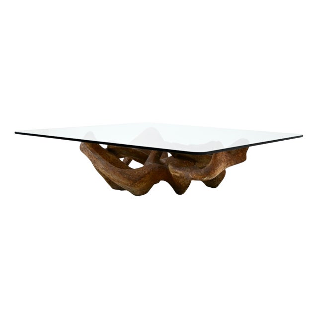 Coffee Table attributed to Claudio Trevi, 1970s For Sale