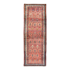 Antique Persian Serab Runner With Boteh and Paisley Design 3'9 X 10'