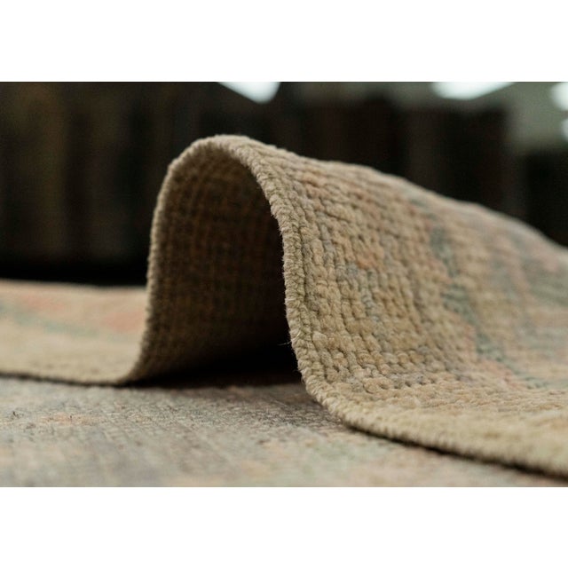 Textile Turkish Oushak Rug 2'10" x 7'7" #20241 For Sale - Image 7 of 8