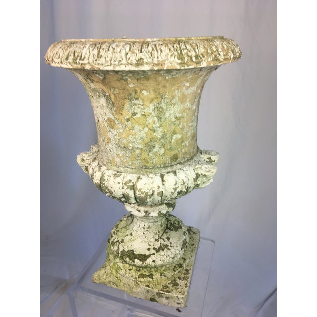 Alabaster Vintage Terra-Cotta Urn For Sale - Image 8 of 10