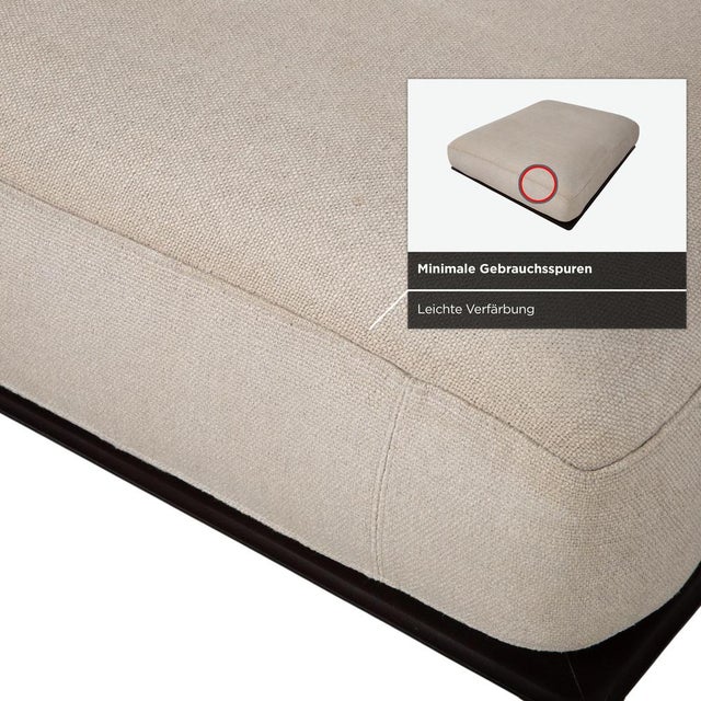 Soft Dream Set Fabric Corner Sofa and Ottoman in Beige Cream by Antonio Citterio for Flexform, Set of 2 For Sale - Image 16 of 18