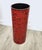 Chinoiserie Large Beijing Carved Red Cinnabar-Style Lacquer Floor Vase or Umbrella Stand With Peonies & Pheasant For Sale - Image 3 of 12