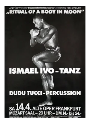 Poster Ismael Ivo, Ritual of a Body in Moon, 1980s