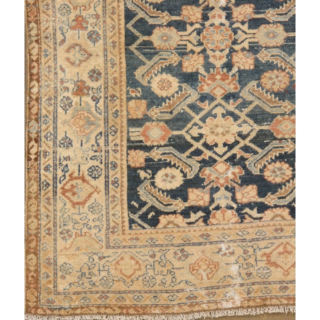 Antique Circa 1900 Slightly Distressed Malayer Area Rug 4ft 4in X 5ft 5in For Sale - Image 10 of 11
