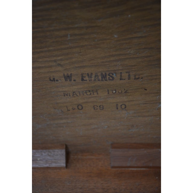 Mid-Century Modern Mahogany Coat Stand from G. W. Evans, England, 1962 For Sale - Image 18 of 18