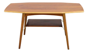 Danish Teak and Oak Coffee Table, 1960s