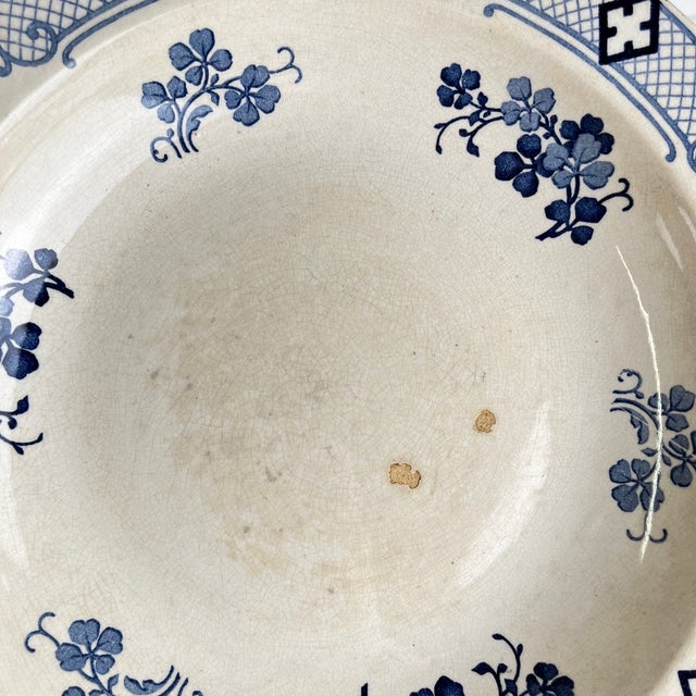 Vintage Jane Model Salad Bowl from KG Lunéville, 1890s For Sale - Image 5 of 9