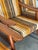 Solid Teak Lounge Armchairs in Style of Folke Ohlsson Set of 3 Striped Upholstery Danish Mid-Century Modern 1960s For Sale In Los Angeles - Image 6 of 12