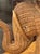 Transitional Vintage Rattan Elephant Side Table For Sale - Image 3 of 7