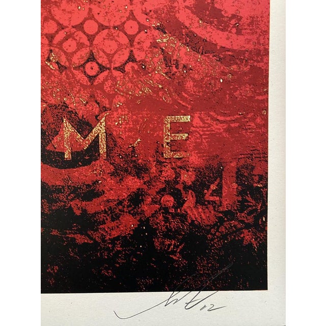 Shepard Fairey (Obey), Tom Dula (Black), Signed Screenprint For Sale - Image 4 of 5