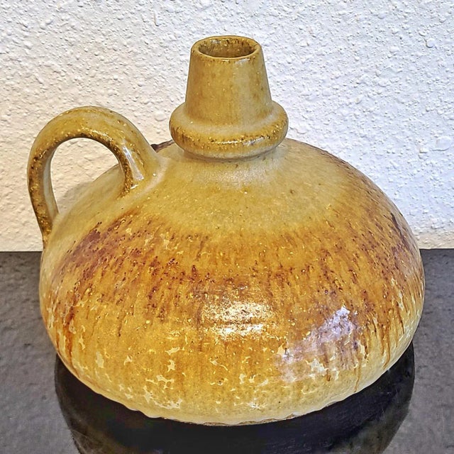 1960s Rudi Stahl Studio Pottery U F O Vase Nr 7038/12 For Sale - Image 5 of 9