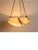 Gold Swedish Modern Alabaster Pendant Light with Rope and Brass Details, 1940s For Sale - Image 8 of 10