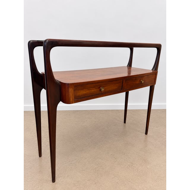 Console Table attributed to Gio Ponti for Vittorio Dassi, 1950s For Sale - Image 9 of 9