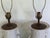 Vintage Large Chinese Blanc De Chine Crackle Glazed Porcelain Foo Dog Handle Table Lamps on Hardwood Bases a Pair For Sale In Chicago - Image 6 of 11