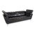 Three-Seater Sofa in Black Leather from de Sede For Sale - Image 5 of 18