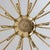 Gold Italian Neoclassical Style 20-Light Brass Chandelier, 1950s For Sale - Image 8 of 10