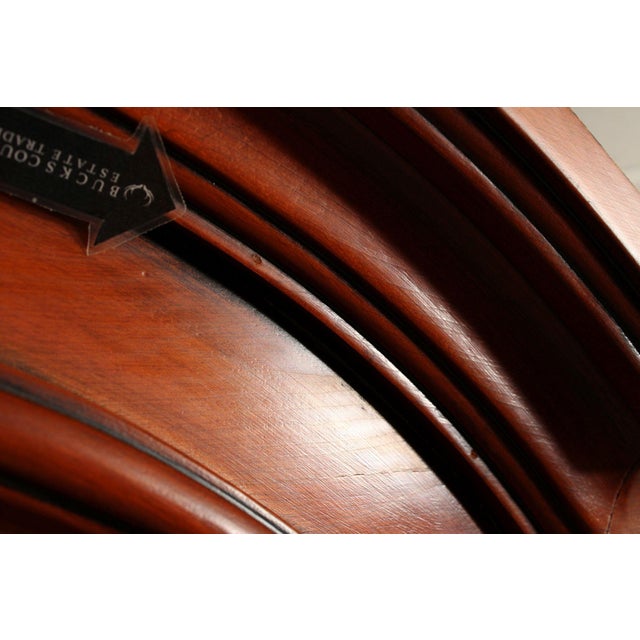 Italian Burlwood Monumental Library Bookcase Cabinet For Sale - Image 9 of 12