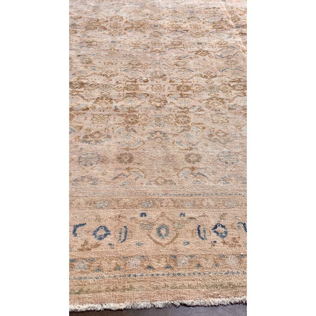 Antique Mahal Carpet For Sale - Image 4 of 9