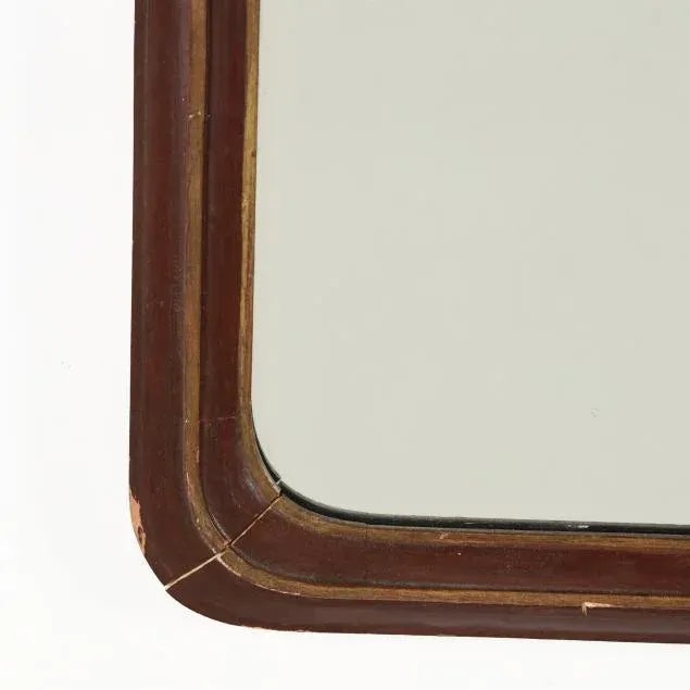 Early 20th Century Antique Chinese Carved and Painted Mirror For Sale - Image 5 of 12